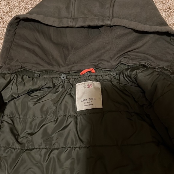 Zara Boys Collection Jacket Size 13/14 . Hoodie removable. - Picture 6 of 9